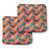 Teal Orange Geo