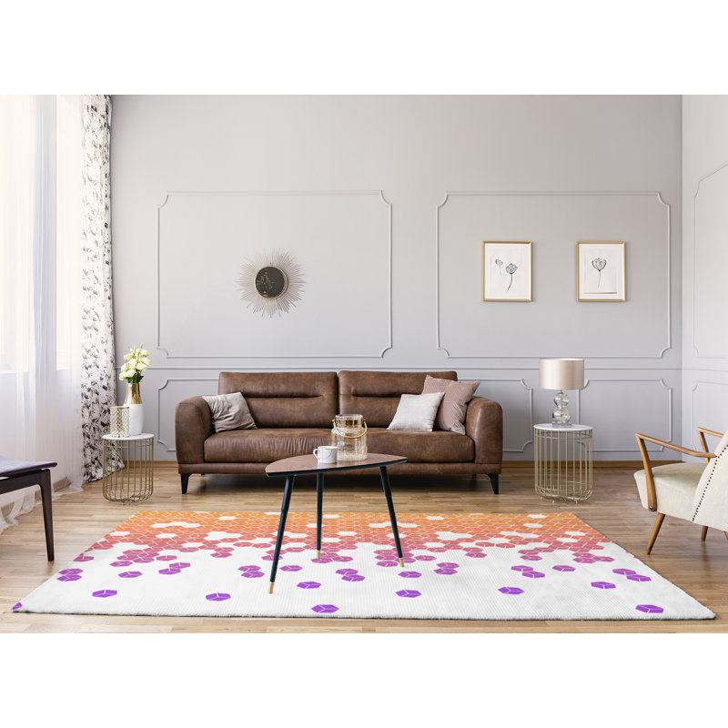Chenille Geometric Indoor Rug, Rectangle 8' x 10'