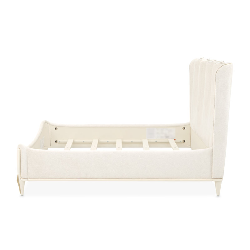 La Terrazza Panel Bed - Creamy Pearl, King