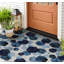 Non-Slip Geometric Outdoor Doormat-1333190084
