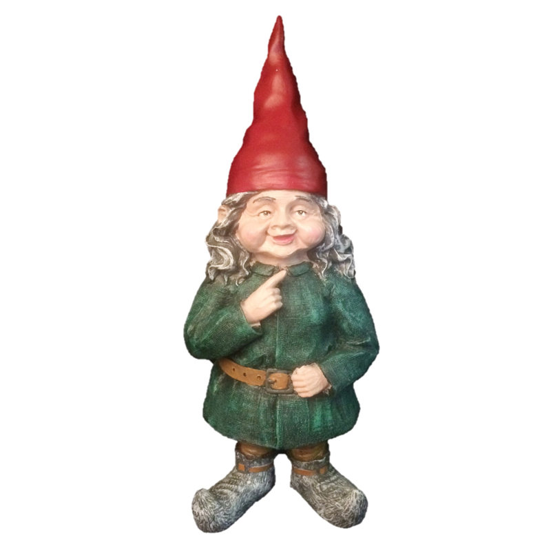 Statue de jardin des gnomes de l'Ancien monde Zelda, 33" H x 13" lx 11" p