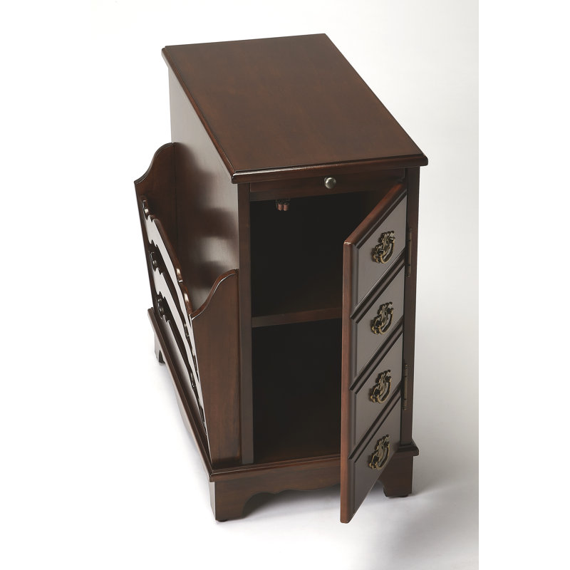 Block End Table, Antique Cherry