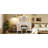 44.37 " Makeup Vanity Desk With 13 Hollywood Bulbs And 3 Lighting Modes, Dressing Table With Tri-Fold Mirror   Large Vanity Table With 5 Drawers And Shelves And  Charging Station For Bedroom