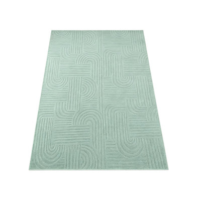 Geometric 160cm X 230cm Area Rug