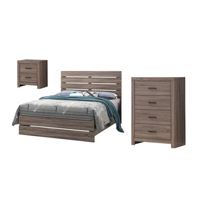 Eunice 3-Piece Bedroom Set with Chest