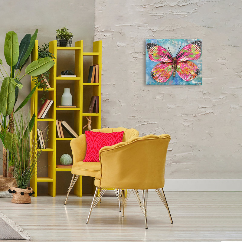 Art mural sur toile Wonderland Butterfly, H 16 po x l 20 po