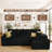 Alcala Boneless 130" L-Shaped Modular Sectional Sofa-600364971
