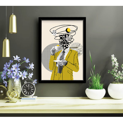 Elegant Decorative Framed MDF Painting, 14.9 x 20.9 inches | 100% MDF (Thickness: 0.1 inches) & 100% Wooden Frame (Thickness: 0.9 inches) | Perfect for Living Room, Bedroom & Office Decor, Stylish & Durable Design