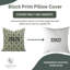Housse de coussin en lin imprimée à la main Fabividine Lotus-110562906