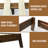 Serenity Premium Solid Wood Bed Frame with Headboard, Scandinavian Signature High Headboard Wood Bed, 800 lb Capacity, No Box Spring Needed, Fits All Mattresses, 5-Year Warranty-2009448946-2009770509