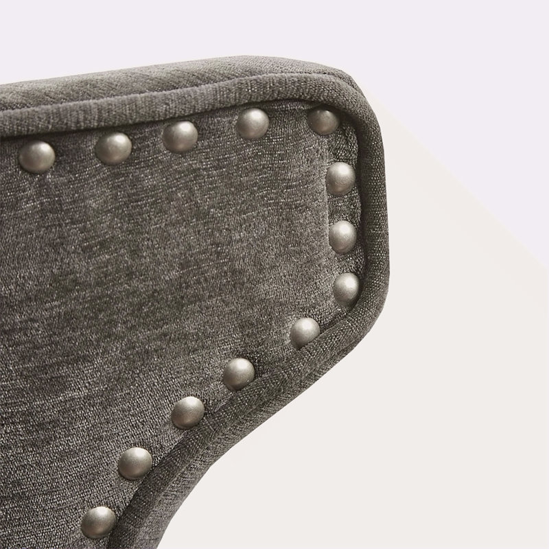 Tabouret de comptoir pivotant 25,75 po, Gris