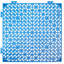Carreaux à emboîtement 55PCS bleu, carreaux de drainage 12 "x 12" épissage, carreaux de sol à drainage en PVC, trous de drainage antidérapants pour les toilettes, la salle de bain, la cuisine, la piscine, les zones humides, bleu