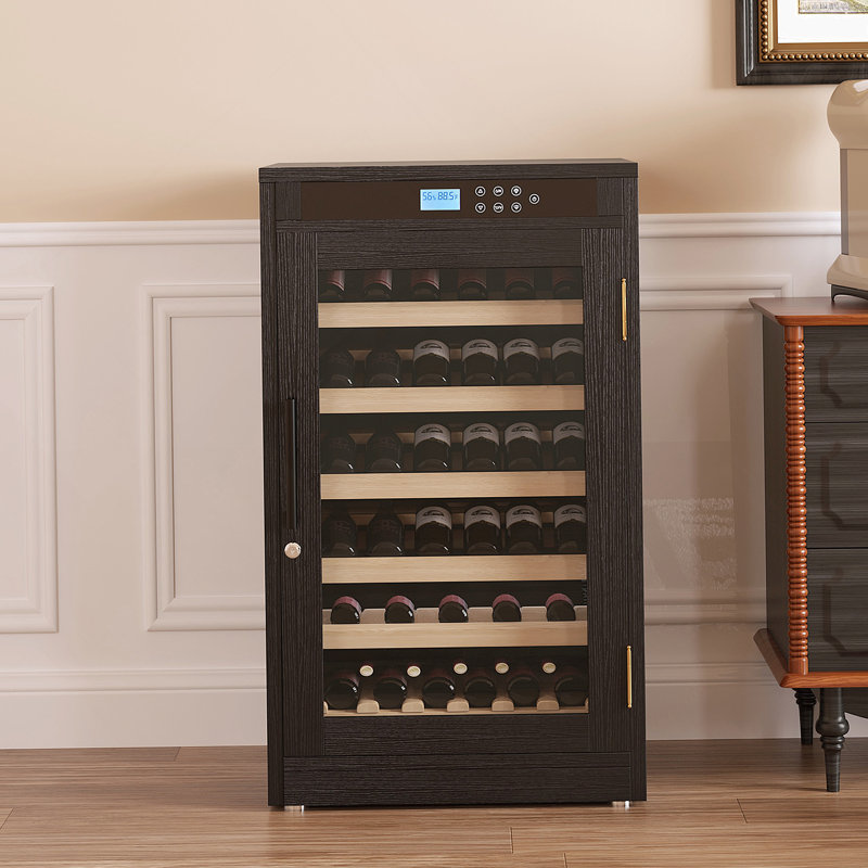 LED Touch Screen Display Constant Temperature Wine Cabinet