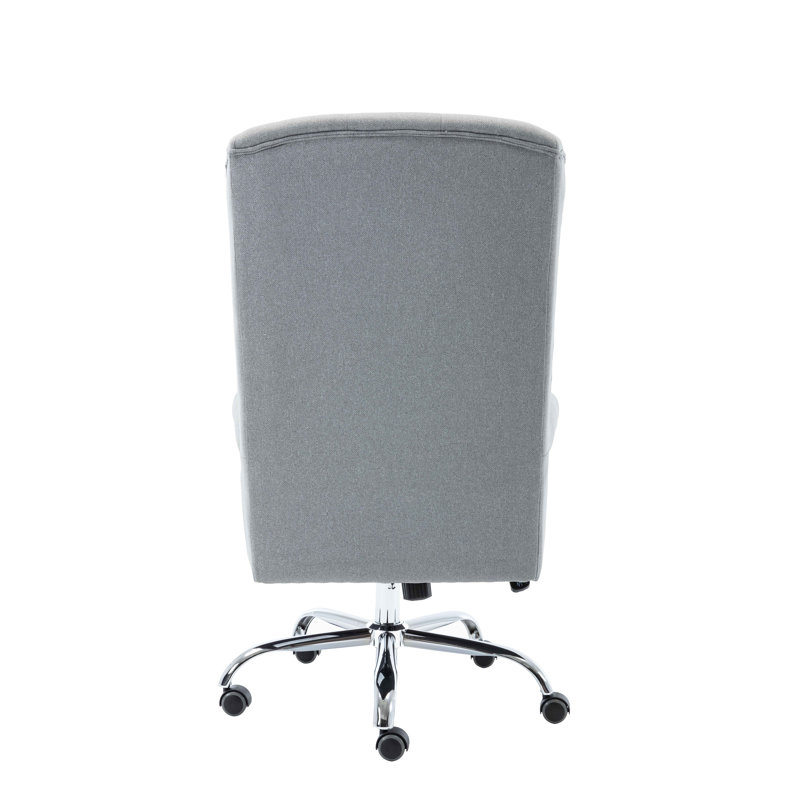 Linen Executive Chair, Grey