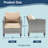 Backman 2 - Person Patio Conversation Set with Cushions-64449930-64449931
