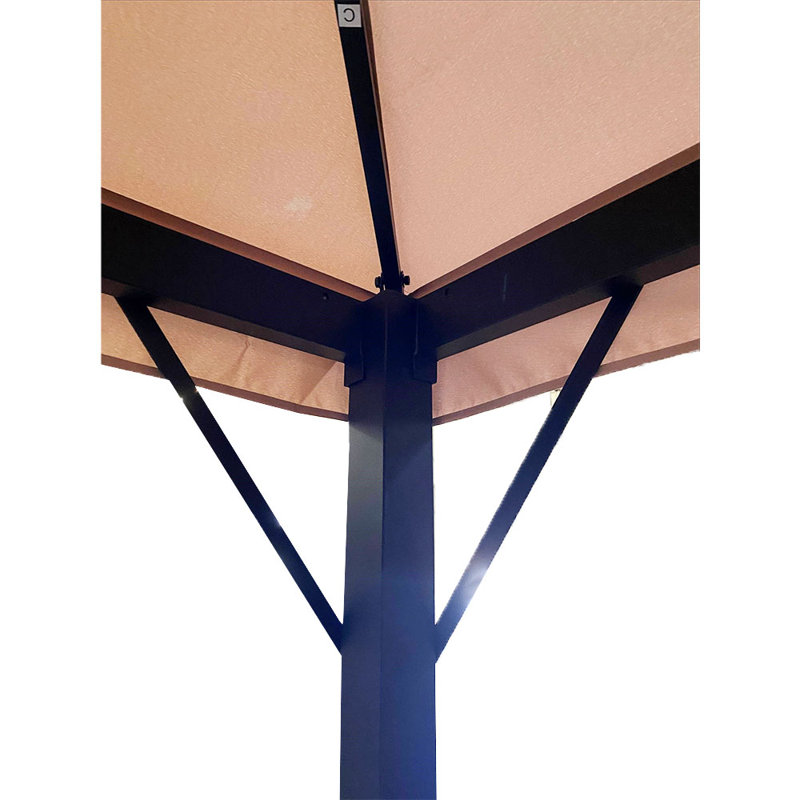 Garden Winds Beige Fabric Replacement Canopy for Gazebo