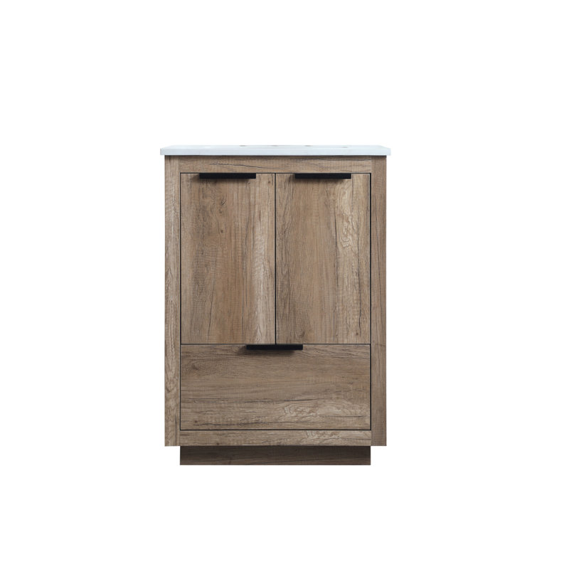 Ensemble de meuble-lavabo simple 24 po Broadlands, Chêne naturel