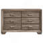 Commode et commode de chambre taupe délavée-450085746