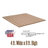 Outwater 1' Wide X 8' High X 3/8" Thick Unfinished Solid Maple Tambour Sheet With 1" Half-Round Slats – Flexible