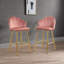Chaise de bar en forme de coquillage-656660658