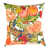 Motif floral vert / blanc