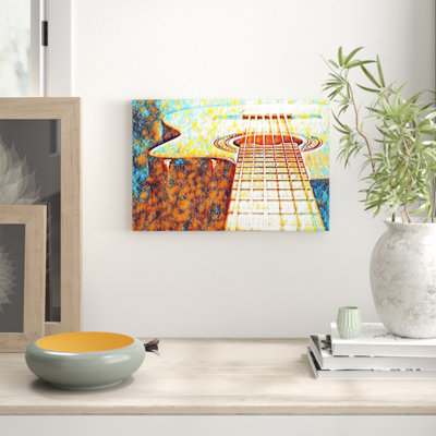 Acoustic Guitar (2) Art - Wrapped Canvas