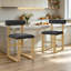 Tabouret de bar et de comptoir rembourré avec base en bois Brayden-622170338-622170349-622170337