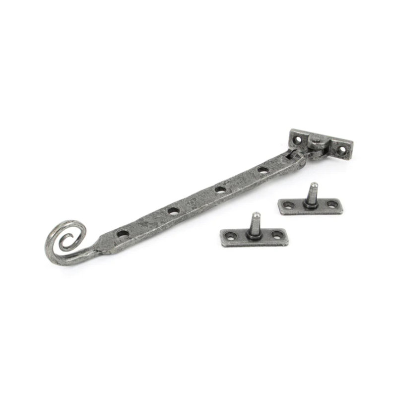 Monkeytail Stay Door Accessory, Aged Brass, 27.2" W