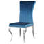 Chaise d'appoint rembourrée en velours Javery-1599590070