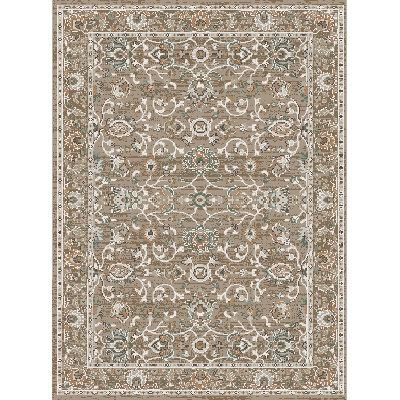 Tapis oriental brun Plymouth Scarlett