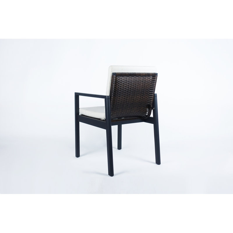 Alar Outdoor Dining Armchair with Cushion