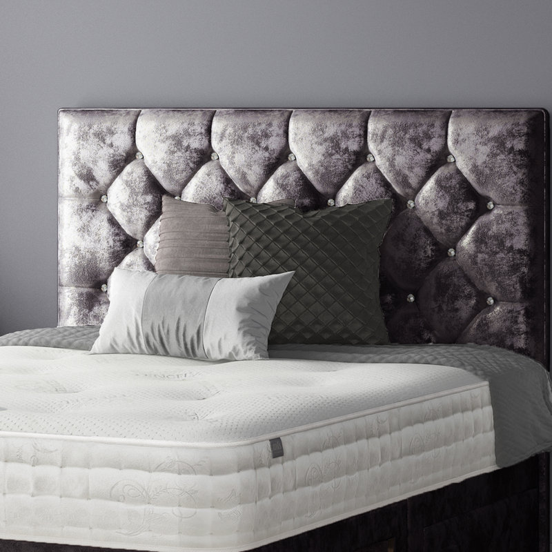 Eberhardt Divan Bed Base, Amethyst, Double (4'6), No Drawers