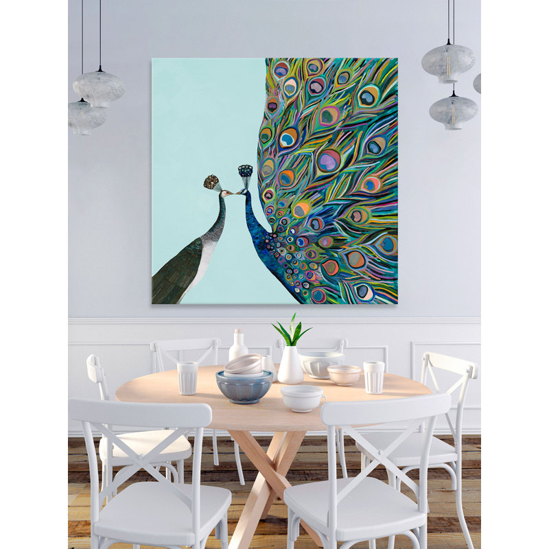 «I Like Your Crown Soft Blue» par Eli Halpin - impression sur toile tendue, H 48 po x l 48 po