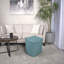 Pouf carré de 16 po de largeur