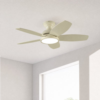 Ventilateur de plafond encastré 36 po avec lumière DEL et télécommande