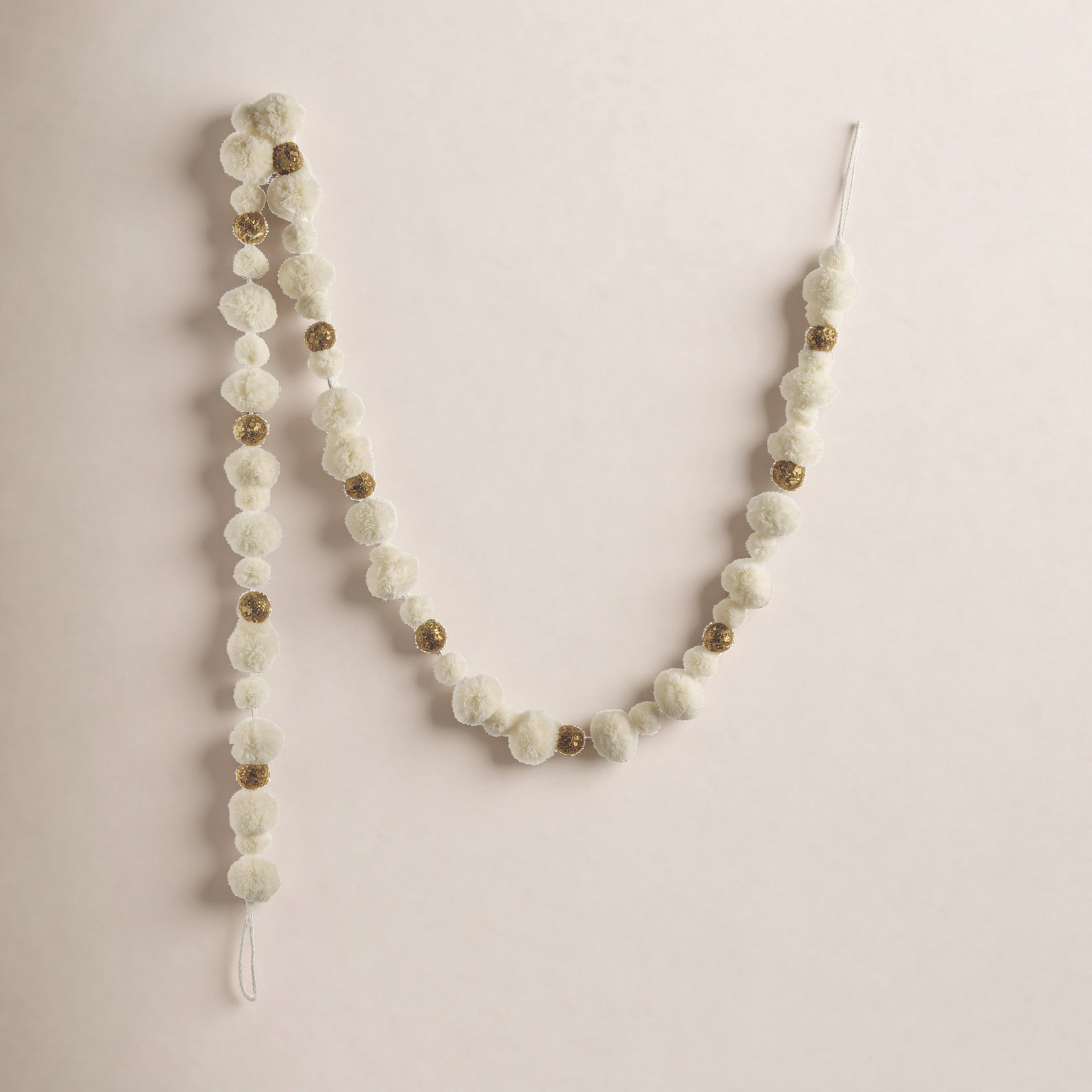 72" Pom Pom Christmas Garland