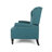 Push Back Recliner Chair Fabric Lounge Armchair Pushback Recliner With Rivet Decoration Wingback Single Sofa Chair With Padded Seat For Living Room, Bedroom 33.25D X 37.75W X 42.5H In-133025055