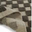 Tapis gris anthracite / beige en laine tissé à plat à la main Azle-251553149