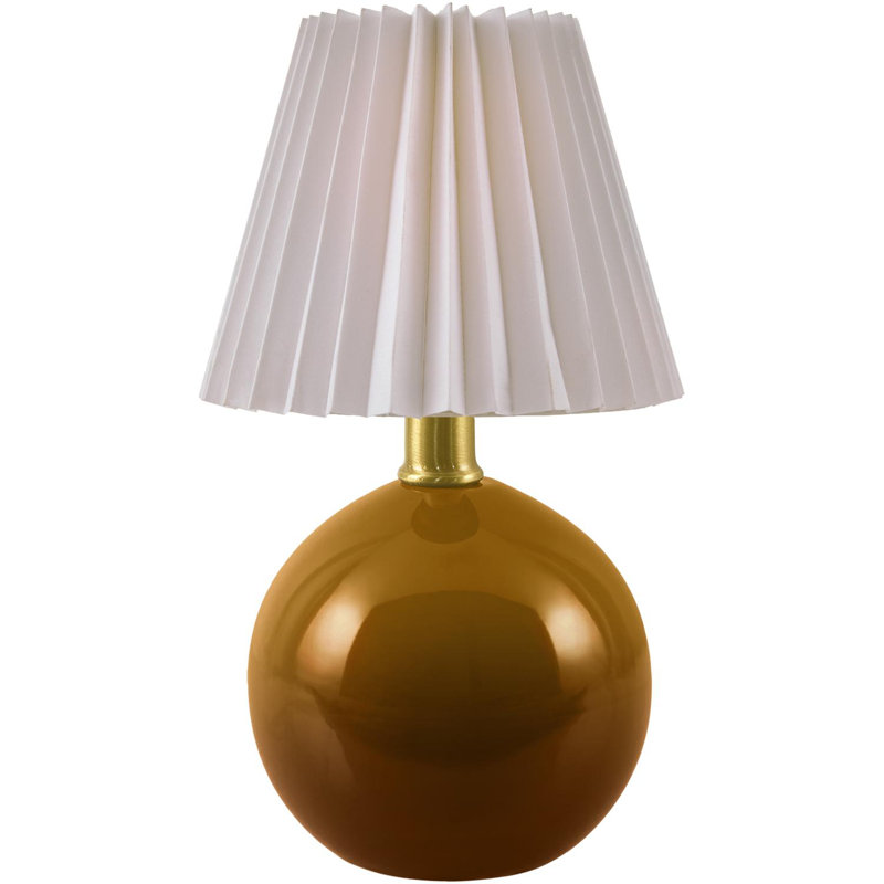 Lampe de table Nelie, Brun