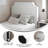 Contoured Headboard With 2 Power Outlets, 1 USB And 1 USB-C Port-99917810