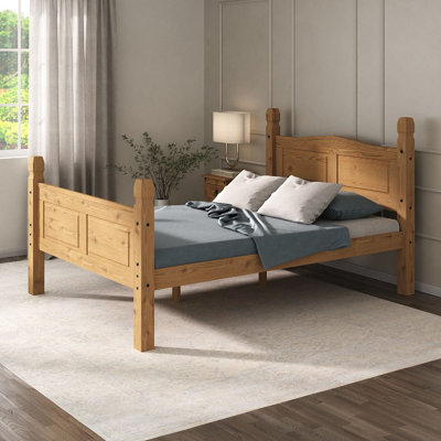 Corona Solid Wood Bed