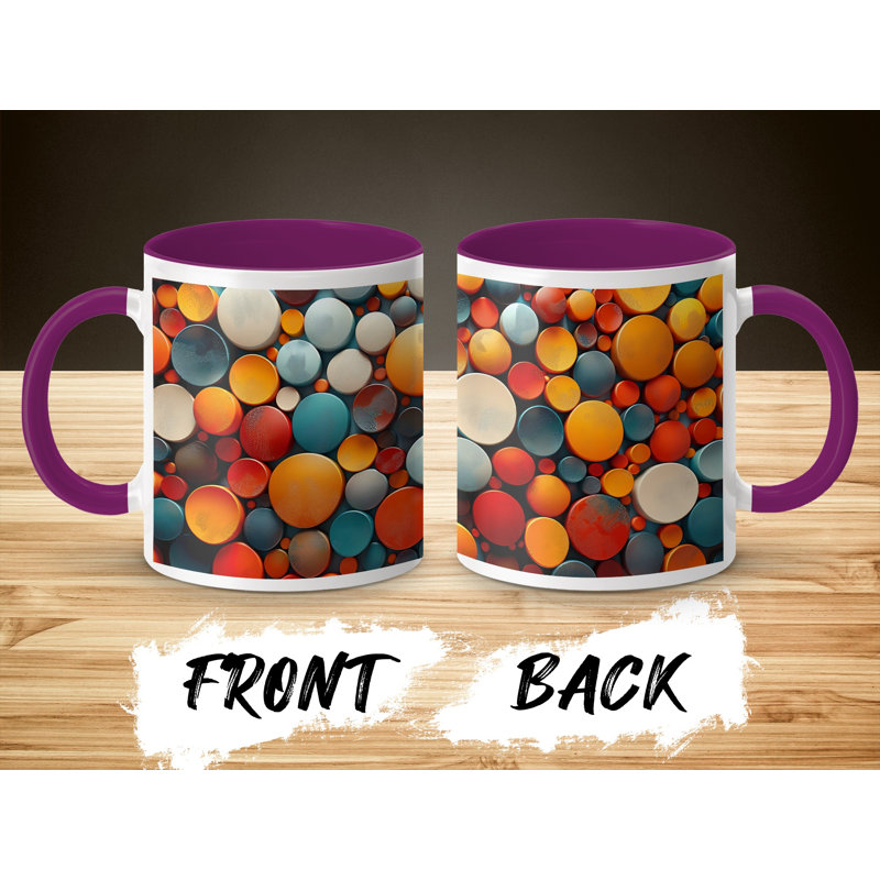 Ceramic Coffee Mug, Purple
