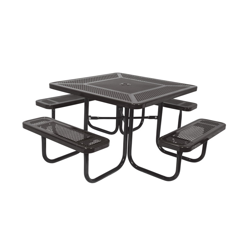 Table de pique-nique Tycho, Black/Black