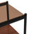Set of 2 Rectangle End Table, Tempered Glass Tabletop with MDF layer, Glass-106645774-106645772