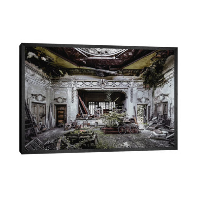 Decay And Details In A Derelict Theatre by Simon Yeung - Print on Canvas