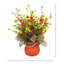 Bouquet de marguerites dans un vase en verre