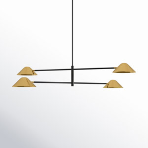Clearmont 4 - Light Dimmable Modern Linear Chandelier