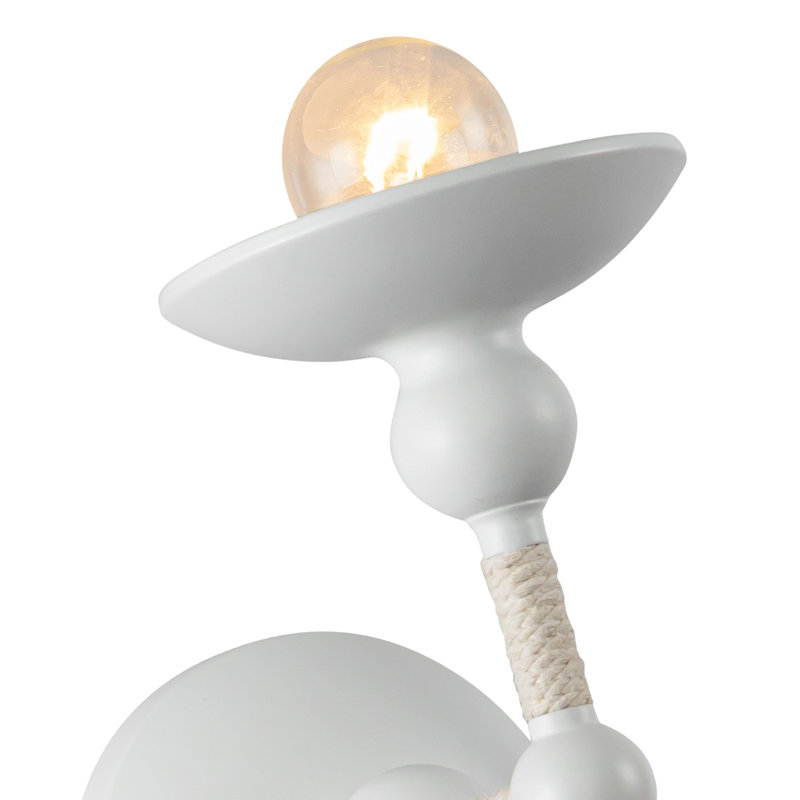 Nadine 1 - Light Bath Sconce, Matte White