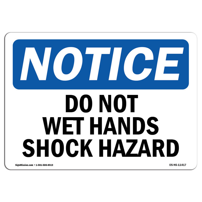 Notice - Do Not Work on This Equipment Sign