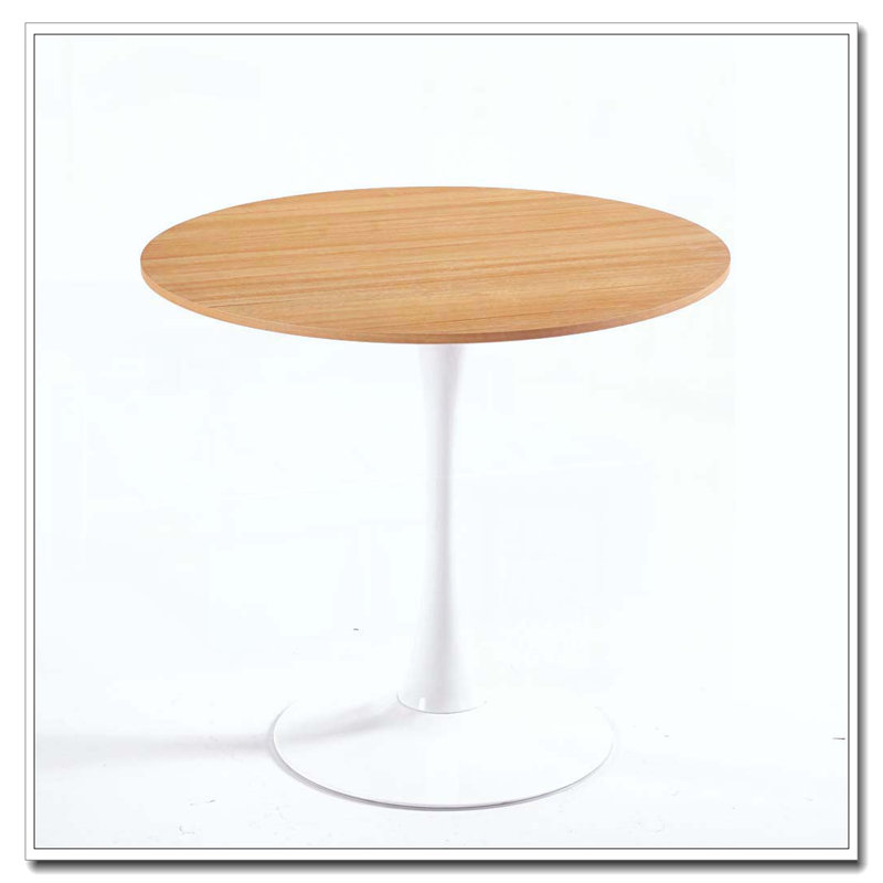 31.5"Dining Table for 2-4 people, 28.74"H x 31.5"L x 31.5"W, Oak, White